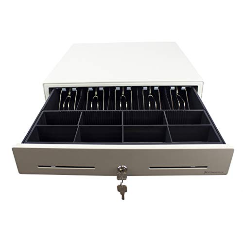 Caixa Registadora PHOENIX TECHNOLOGIES Automático Eletrónico Branco PHOENIX TECHNOLOGIES - Gavetas e bandejas de dinheiro - automático, branco, aço inoxidável, compartimento para moedas