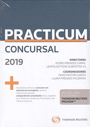 Livro Prácticum Concursal 2019 de Juan Carlos Sánchez-Serrano (Espanhol) Aranzadi - Livros - livro, practicum concursal, 2019, juan carlos sánchez-serrano, espanhol
