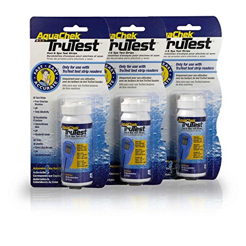 Teste de Qualidade da Água AQUACHEK Trutest 3 Latas com Total 150 Test Strips AQUACHEK - Materiais de laboratório - qualidade da água, 150 testes, trutest