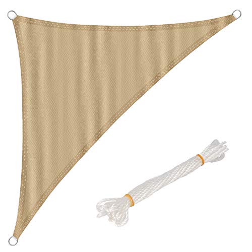 Toldo de Sol WOLTU Vela (Cinzento - Poliéster - 5x5m) WOLTU - Toldos e gazebos - cinzento, poliéster, 5x5m