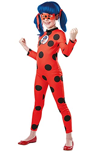 Fato de Menina RUBIE'S Miraculous Ladybug (3-4 anos) Rubies - Brincadeira de faz de conta - miraculous, ladybug, vermelho, capa, luva