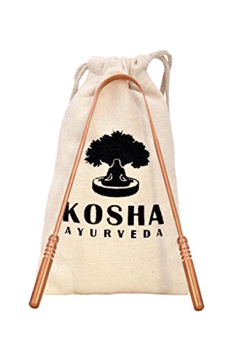 Escova para a Língua KOSHA AYURVEDA (Cobre) Kosha Ayurveda - Raspadores de língua - escova, cobre