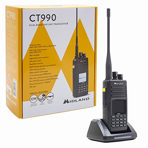Rádio Portátil Midland C1339 (Recondicionado Como Novo) Midland - Rádios bidirecionais - portátil, recondicionado, 430-440 mhz, bateria