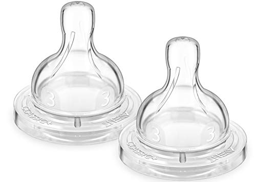 Tetina PHILIPS SCF633/27 (0-6 meses - Azul) Philips - Bicos e forros para mamadeiras de bebê - anti-cólicas, 0-6 meses, sistema de fluxo único, válvulas duplas
