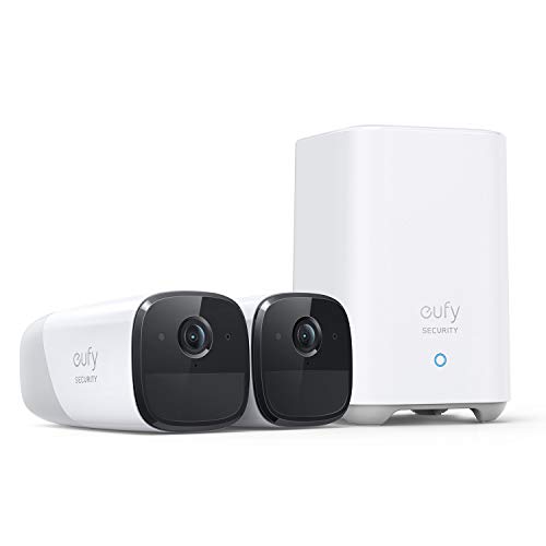 Pack 2 Câmaras de Vigilância Eufy Cam 2 Pro eufy - Câmeras de vigilância - pack, 2 câmaras, 1080p, homekit, alarme acústico