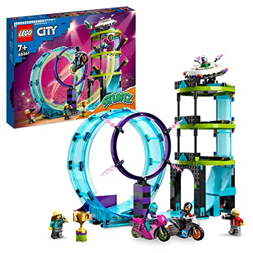 LEGO City Stuntz Moto Acrobatic Challenge 60361 (Idade Mínima Recomendada: 5 anos) LEGO - Brinquedos - lego city, stuntz moto, acrobatic challenge, idade mínima 5 anos