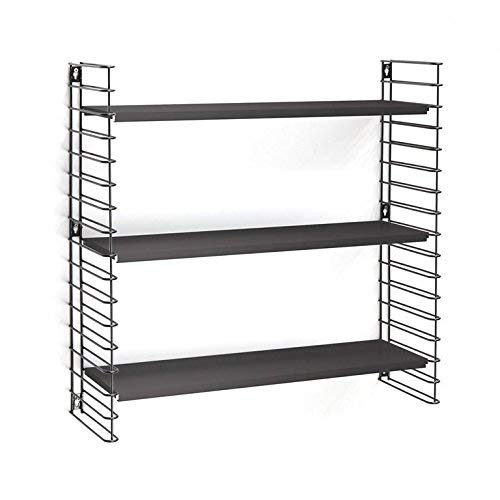 Suporte para Livros 4201385 | Preto (Livros e Livros) Tomado - Prateleiras de parede e ledges - preto, MDF, 70x21x68cm