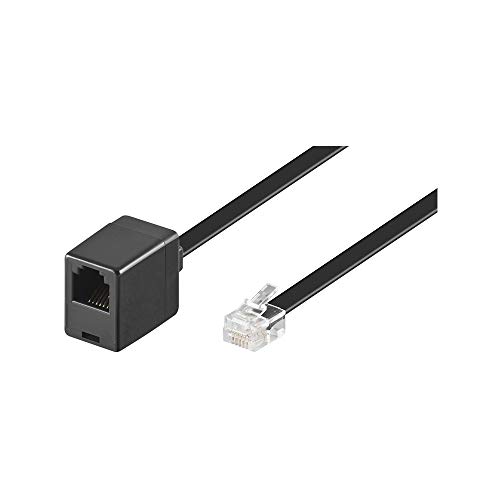 Cabo de Rede MICROCONNECT (RJ45 - 3 m - Preto) Wentronic - Cabos de telefone - 3m, rj45, masculino/feminino