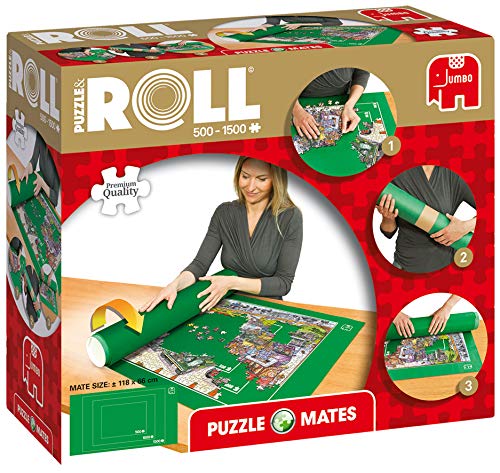 JUMBO Puzzle & Roll Mat 500-1500 60X90Cm JUMBO - Acessórios para quebra-cabeças - 500-1500 peças, 60x90 cm, rolagem, armazenamento