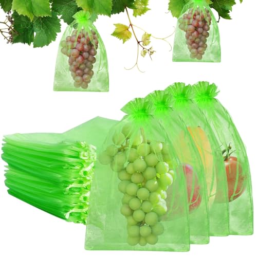 Sacos de Uva MULEVIP (100 Unidades - Transparente) MULEVIP - Gaiolas e suportes para plantas - sacos, uva, mulevip, 100 unidades, transparente