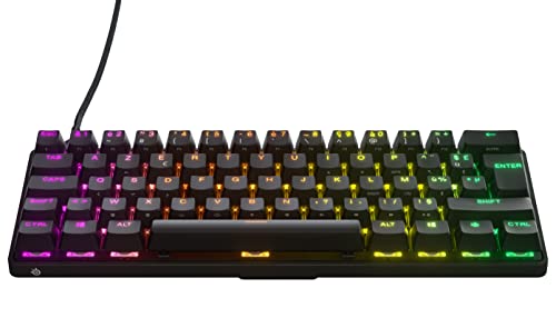 Teclado Gaming STEELSERIES APEX PRO MINI (USB - Francês - Preto) SteelSeries - Teclados - usb, preto, teclado numérico, com fios