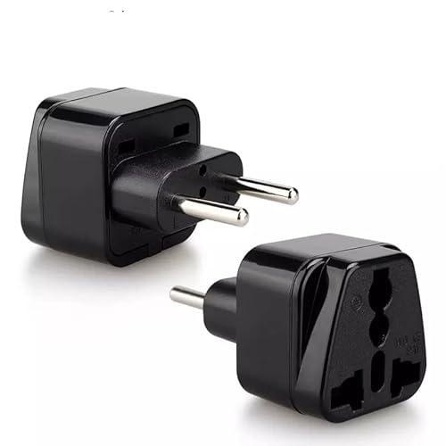 Adaptador CABLEPELADO (Reino Unido - Preto) CABLEPELADO - Conversores e adaptadores de viagem - reino unido, tomadas europeias, sobrecarga, leve