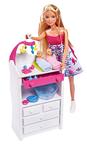 Boneca SIMBA TOYS Steffi Love (Idade Mínima: 3 Anos) Smoby - Brinquedos - 29cm, grávida, gêmeos, acessórios