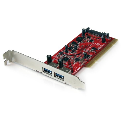 Placa Adaptadora de Interface STARTECH.COM PCIUSB3S22 STARTECH.COM - Placas e adaptadores de interface de computador - pci, usb 3.0, nec uPD720202, windows 7