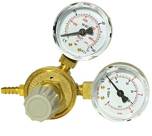Medidor de Consumo de Gás para Solda TECNOWELD 82360 TECHNOWELD - Equipamento de laboratório - preto, verde, latão, ajustável