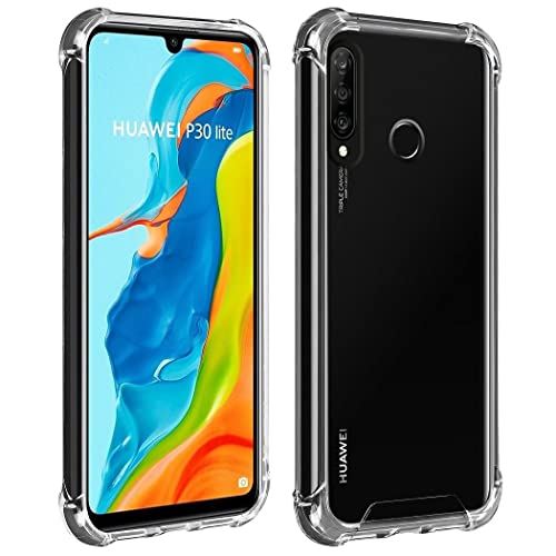 Capa Huawei P30 Lite MAX POWER DIGITAL Silicone Transparente max-power-digital - Peças de reposição para telemóveis - antigolpes, transparente, design elegante, fácil de aplicar