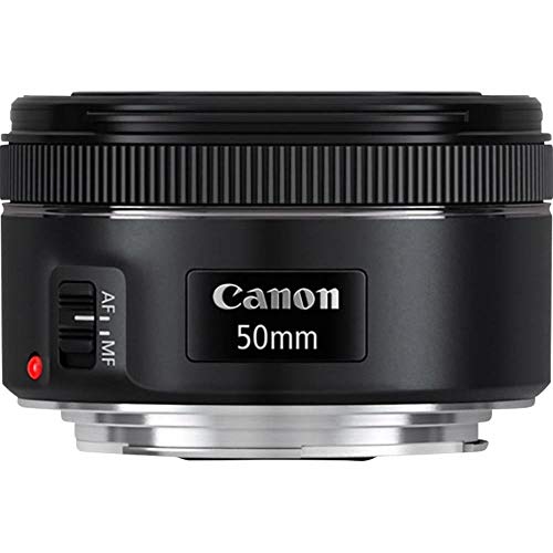 Objetiva CANON EF 50mm f/1.8 STM (Encaixe: Canon EF - Abertura: f/22 - f/1.8) Canon - Lentes de câmera - canon ef, f/1.8, stm, slr, 6 elementos