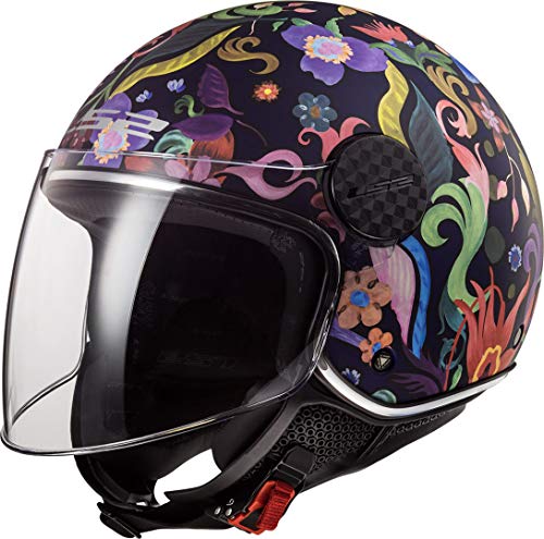 Capacete Off-road LS2 Sphere Lux Bloom (XL) LS2 - Equipamento de proteção individual (epi) - off road, policarbonato, visor solar, anti-reflectante