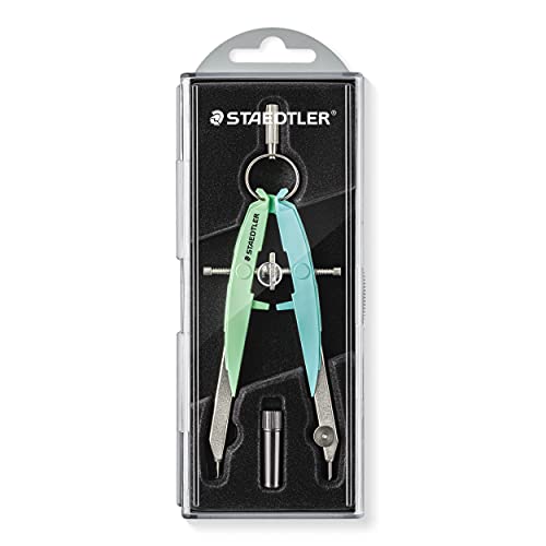 Compasso STAEDTLER Mars Comfort (Azul - 15 x 3 cm) Staedtler - Ferramentas de medição e marcação de artesanato - precisão, metal, plástico, agulha substituível