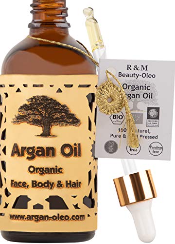 Óleo Corporal R&M Beauty Argan Oil 100 Ml R&M Beauty-Oleo - Cuidados com a pele - óleo corporal, argan oil, 100 ml