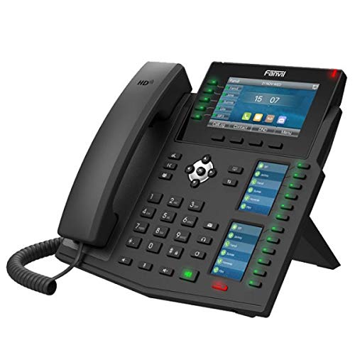 Telefone IP FANVIL X6U Preto (Telefone Fixo) Fanvil - Telefonia - telefone ip, fanvil x6u, preto, fixo