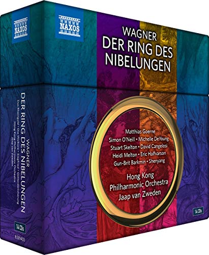 CD Jaap van Zweden,Hong Kong PO - Der Ring des Nibelungen Naxos - Música e gravações de som - cd, jaap van zweden, hong kong po, der ring des nibelungen