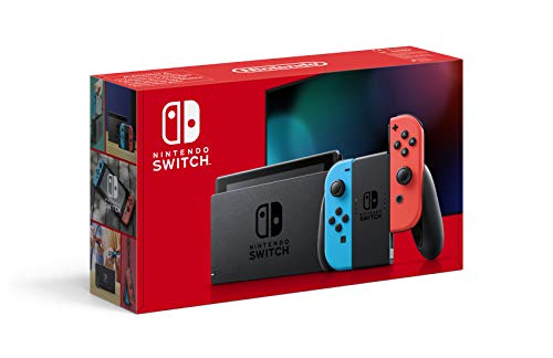 Consola portátil Nintendo Switch V2 (32 GB) - Azul e Vermelho Neon Nintendo - Consolas de videojogos - consola, portátil, nintendo switch, v2, 32 GB, azul, vermelho neon