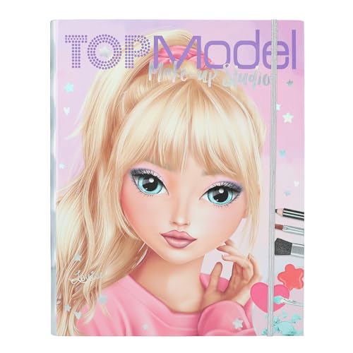 Top Model Make-Up Studio 412876 Conjunto de Maquilhagem para Crianças Depesche - Software de jogos de vídeo - conjunto, maquilhagem, crianças, preto, vermelho, azul