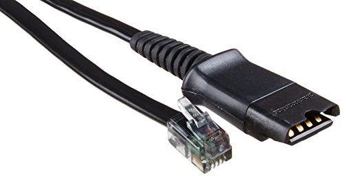 Cabo para Auscultadores POLY U10P (Jack 3.5mm - Preto) Plantronics - Acessórios para telefone - jack 3.5mm, preto