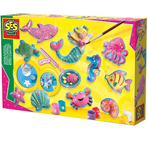Kit de Artesanato para Crianças SES CREATIVE 01354 SES CREATIVE - Kits de artesanato de brinquedos - argila, moldes, adesivos, instruções