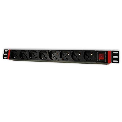 PDU WELLY ENJOY Wy40051 (8 Tomadas - 2000W) Welly Enjoy IT - Fios e cabos elétricos - 8 tomadas, interruptor, proteção sobrecarga, 2000w