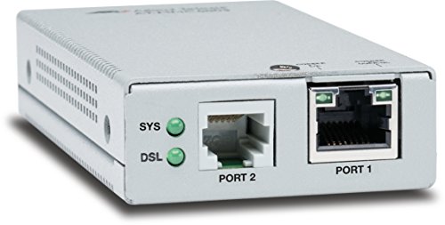 Repetidor de Sinal ALLIED TELESIS AT-MMC6005-60 Allied Telesis - Redes - plug-in, tomada EU, transceptor, prateado