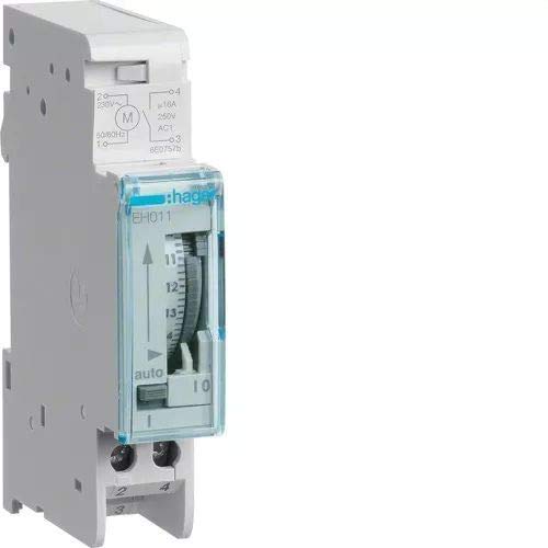 Hager EH011 interruptor elétrico (Electricidade e Domótica) Hager - Interruptores e relés especiais - proteção, indicador luminoso, controle por botões, reserva de marcha