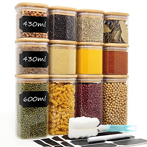 Caixa de Conservação WITOSSENT (12 peças) Withosent - Recipientes de armazenamento de alimentos - 12 peças, polipropileno, rectangular