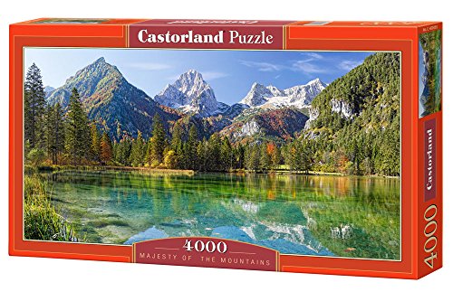 Puzzle CASTORLAND Majesty of the Mountains (Idade Mínima: 12 Anos - 4000 Peças) Castorland - Quebra-cabeças de encaixar - puzzle, castorland, majesty of the mountains, 4000 peças, cartão