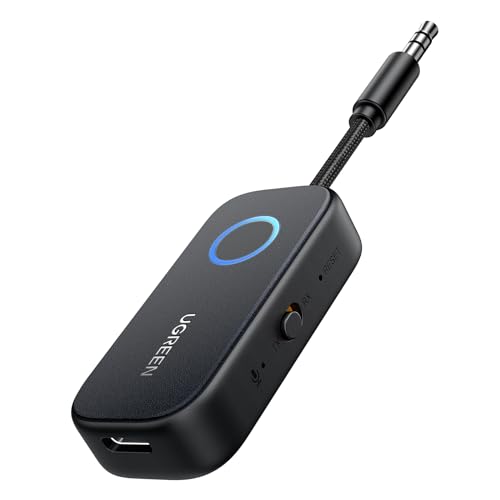 Adaptador Bluetooth UGREEN Cm390 (Receptor - Preto) Ugreen Group Limited - Transmissores de áudio - bluetooth, receptor, preto