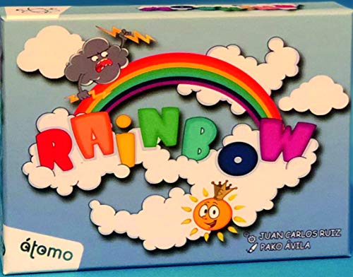 Jogo de Tabuleiro RAINBOW GAMES (Idade Mínima Recomendada: 4 anos) Atomo Games - Cartões colecionáveis ​​ - 2-4 jogadores, 10 minutos, 4 anos