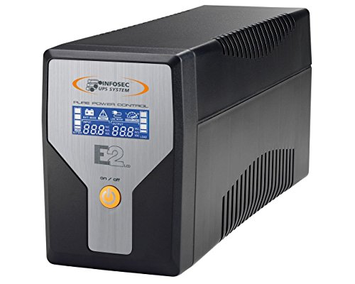 Ups VERTIV E2 LCD 600 (6 Tomadas - 360 W - 600 V) Infosec - Ups - 360 W, 6 tomadas, 600 VA