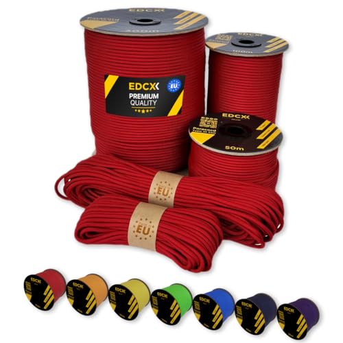 Cabo de Paracord ED CX (Preto - 15 m - Nylon) EDCX - Corda de escalada - 15m, preto, nylon, 550kg