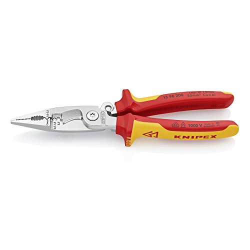 Knipex 13 96 200 alicate Alicates de ponta KNIPEX - Alicates - ferragem, preto, vermelho, 200g