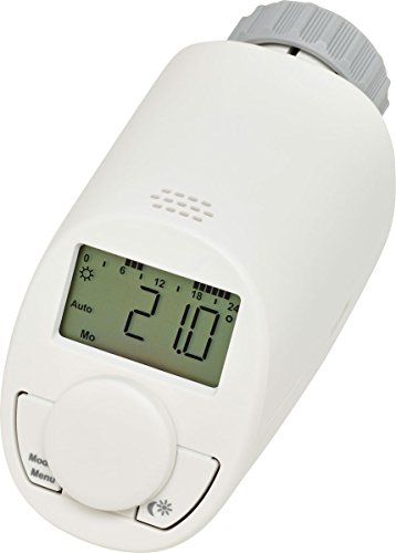 Termóstato EQIVA CC-RT-N-EQ (Branco e Cinzento) Eqiva - Termostatos - temperatura ambiente, controlo manual, visor lcd, alarme temperaturas extremas