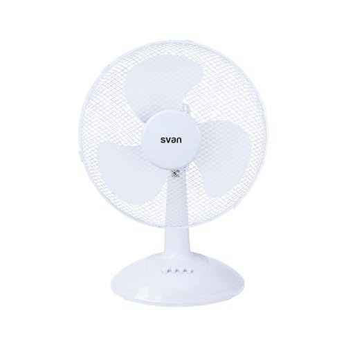 Ventoinha de Mesa SVAN SVVE02120S (3 velocidades - 50 W) svan - Ventoinhas de mesa e de pedestal - 3 velocidades, 50 W