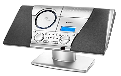 Rádio Despertador KARCHER MC 6550 N (Branco - Digital - Alarme Duplo) Kärcher - Reprodutores de áudio e gravadores - digital, alarme duplo, branco