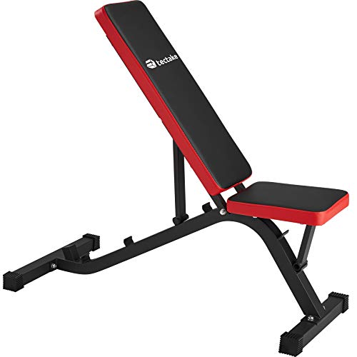 Banco de Musculação TECTAKE (Castanho - Aço - 116x51x122cm) TecTake - Máquinas e suportes de levantamento de pesos - castanho, aço, 116x51x122cm