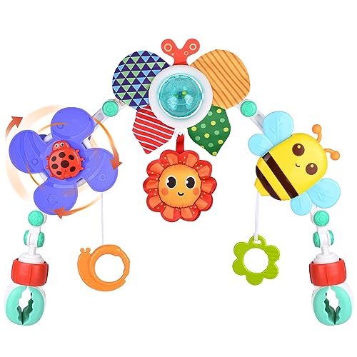 Arco de Jogo Carastek para Gatinha | Bege, Rosa Carastek - Brinquedos de atividade para bebês - jogo, gatinha, bege, rosa