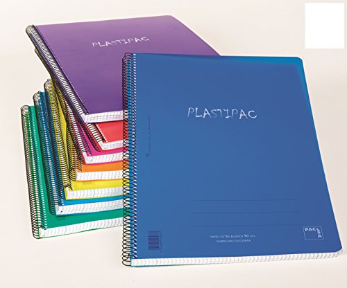 Pack de 5 Blocos A6 80 Folhas Polipropileno Sam-Pacsa - Cadernos e bloco de notas - pack, blocos a6, 80 folhas, polipropileno