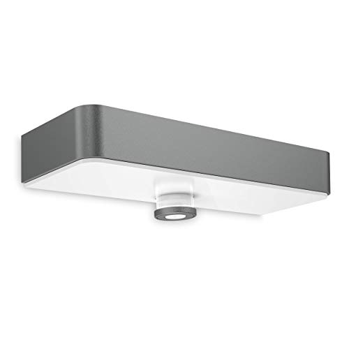 STEINEL XSOLAR SOL-O Sensor Outdoor wall lighting Antracite, Branco Steinel - Luminárias de parede - sensor infravermelho, 6m alcance, 360° visão, solar, ip44