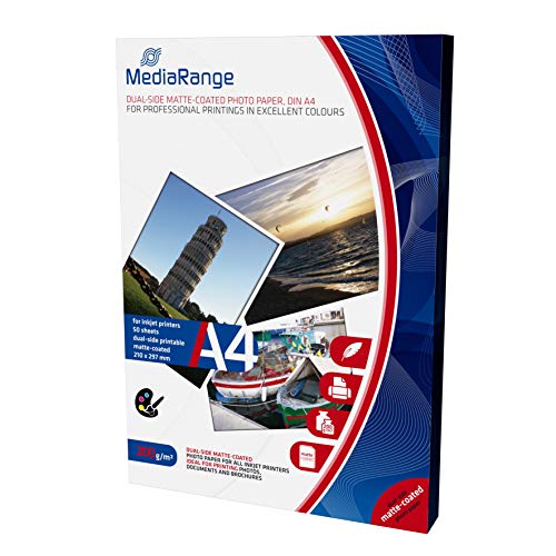 Papel Fotográfico MEDIA RANGE MRINK102 (A4) MediaRange - Papel de impressora e copiadora - papel fotográfico, a4