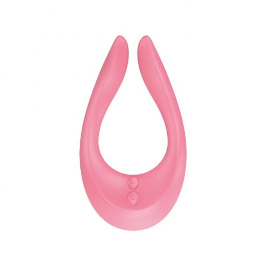 Vibrador SATISFYER Partner Multifun (Rosa - 3.5 x 6.7 x 10 cm) Satisfyer - Brinquedos sexuais - multifunções, impermeável, 14 opções, 100 combinações