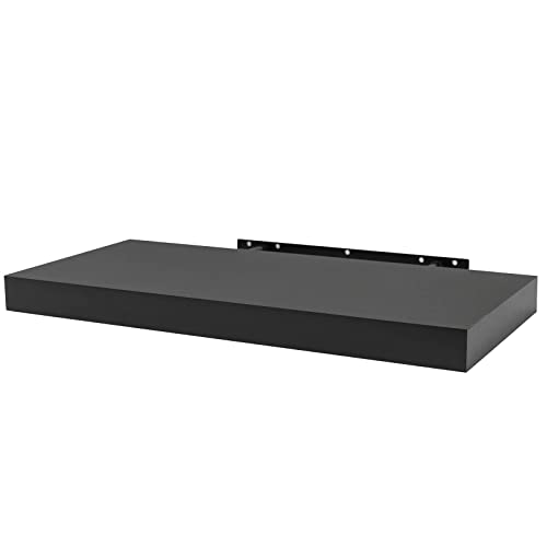 Estantes de Parede WOLTU RG9316SZ (Preto - 10 x 11 cm) WOLTU - Prateleiras industriais - MDF, preto, 10x11cm